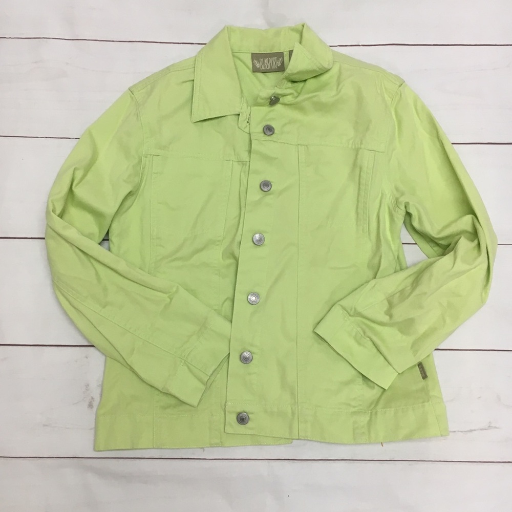 Vintage Blassport Lime Green Demin Jacket